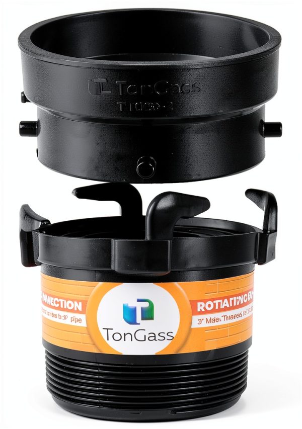 TonGass 2-Piece Combo Pack RV Sewer Hose Adapters ABS-0