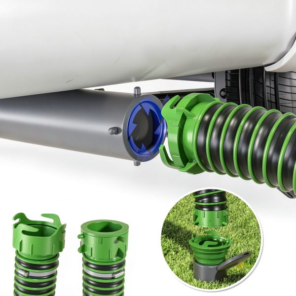 RV Sewer Hose Twist Connect Kit AVERONR Polymer-4