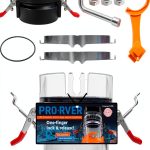 PRO-RVER RV Sewer Connector Stainless Hook Ring-0