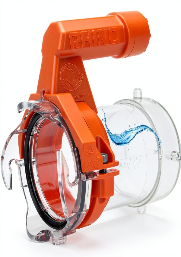 RV Sewer Hose Extender Camco Rhino PRO Lever-0
